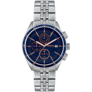 Cronografo Uomo Acciaio Net Blu Tribe Breil