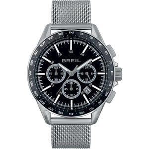 Cronografo Uomo Acciaio Rugged Nero Breil