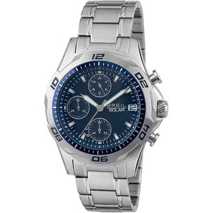 Cronografo Uomo Acciaio Solare Speedway Blu Breil