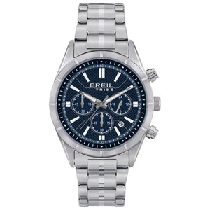 Cronografo Uomo Acciaio Tribe Lead Blu Breil