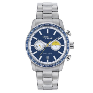 Cronografo Uomo Acciaio Zone Blu Tribe Breil