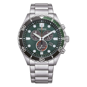 Cronografo Uomo Active Eco Drive Verde Citizen