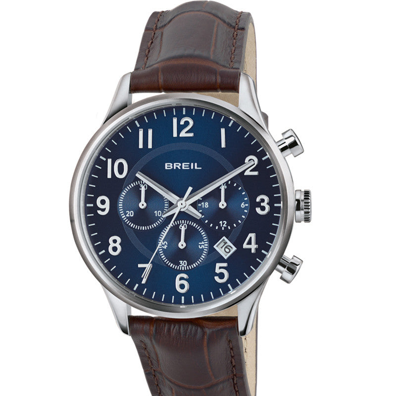 Breil Orologio Uomo Contempo – Cronografo Quarzo Con Cassa In Acciaio 40mm
