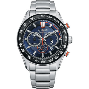 Cronografo Uomo Eco Drive Aviator Blu Citizen