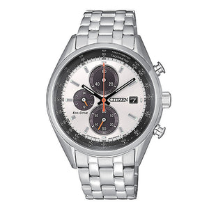 Cronografo Uomo Eco Drive Bianco Crono Of Collection Citizen