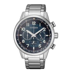 Cronografo Uomo Eco Drive Blu Crono Military Citizen