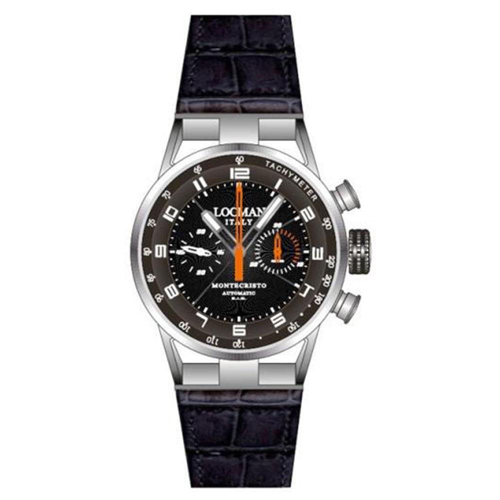 Cronografo Uomo Locman Montecristo Acciaio Nero 0514V04-00BKOPSK