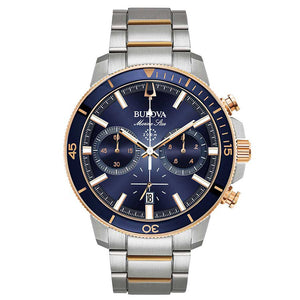 Cronografo Uomo Marine Star Blu Rose Bulova