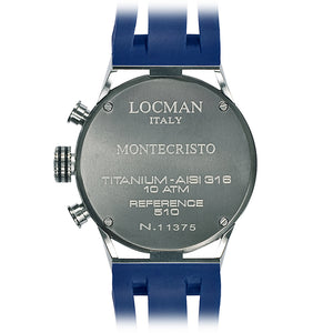 Cronografo Uomo Montecristo Blu Locman