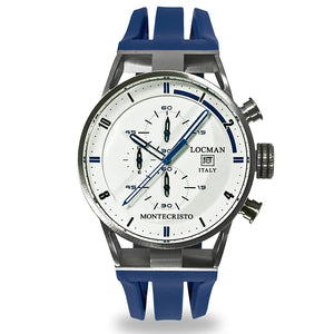 Cronografo Uomo Montecristo Blu Locman
