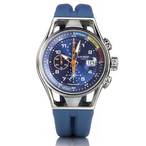 Cronografo Uomo Montecristo Blu Locman