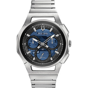 Cronografo Uomo Progressive Curv Blu Bulova