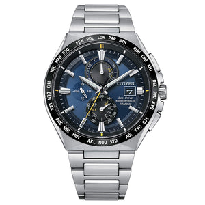 Cronografo Uomo Titanio Eco Drive H800 Sport Radiocontrollato Blu Citizen