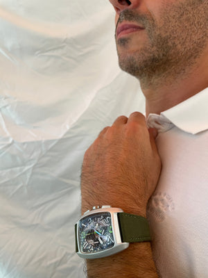 Cronografo Uomo Alluminio Sport Anniversary Vision Verde Locman