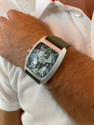 Cronografo Uomo Alluminio Sport Anniversary Vision Verde Locman