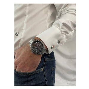 Cronografo Uomo Titanio Eco Drive H800 Sport Radiocontrollato Nero Citizen