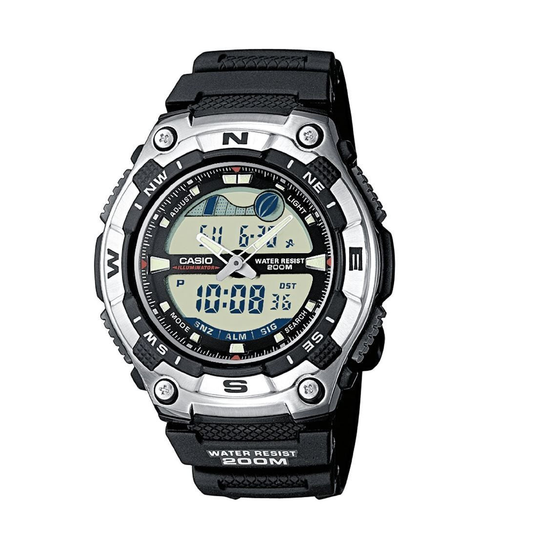 Cronografo Casio Sports Analogico Digitale AQW-100-1AV