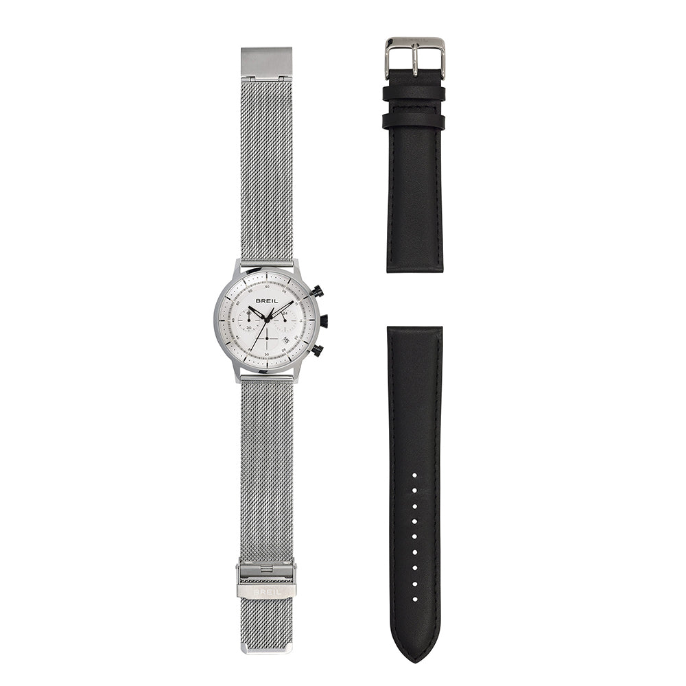 Cronografo Uomo Acciaio Six.3.Nine Doppio Cinturino Breil - TW1806