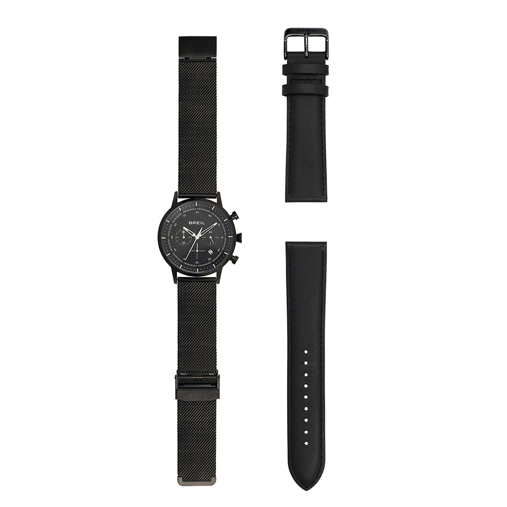 Cronografo Uomo Acciaio Six.3.Nine Doppio Cinturino Breil - TW1807