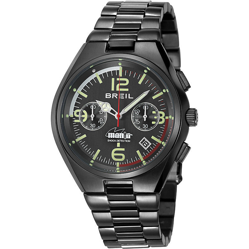 Cronografo Uomo Breil Manta Vintage Acciaio Nero TW1357 Gioielleria Amadori