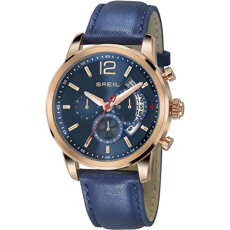 Cronografo Uomo Breil Miglia Acciaio Blu Sportivo TW1373