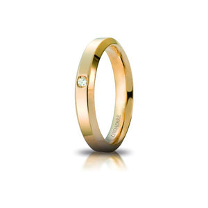 Fede Hydra in Oro Giallo con Diamante - Unoaerre