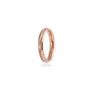 Fede Infinito Oro Rosa con Diamanti 040AFC005/0500 - Unoaerre   