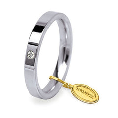 Fede francesina on sale oro bianco