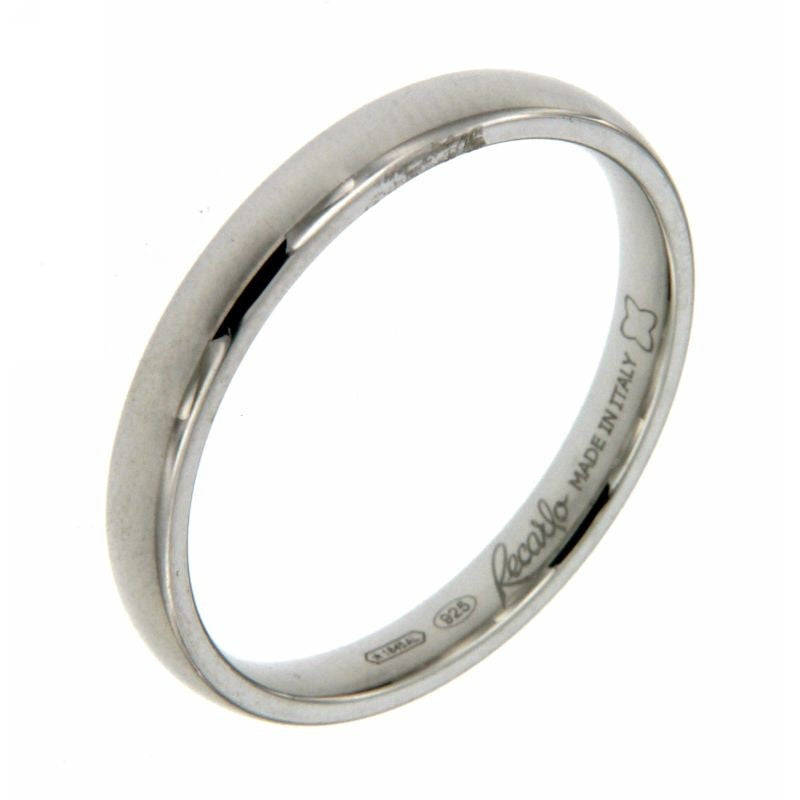 Fede Nuziale in Oro Bianco Classic 3,0mm XE157/BX - Recarlo