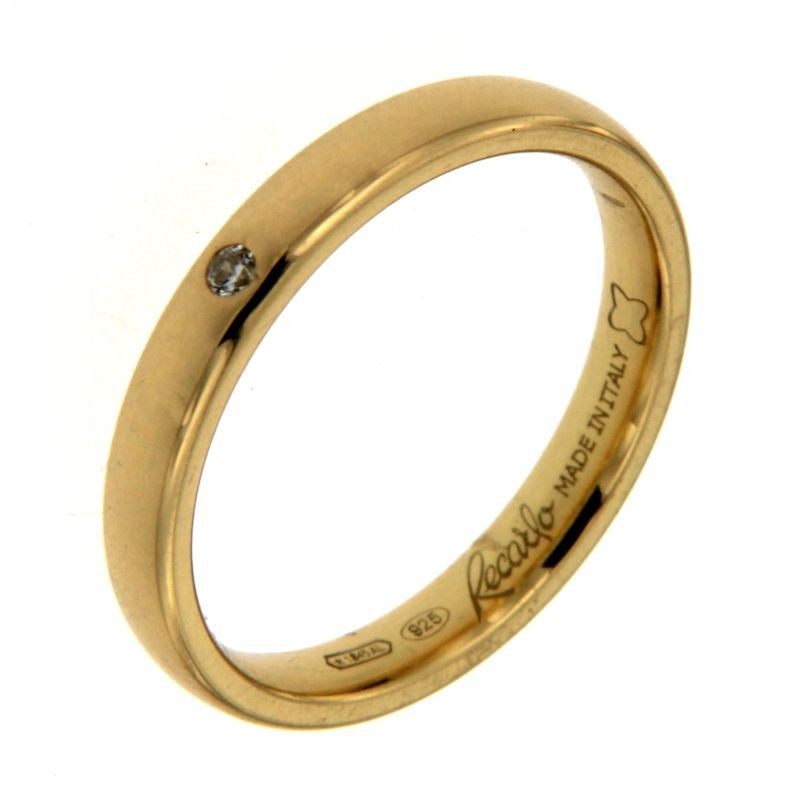 Fede Nuziale in Oro Giallo Classic 3,0mm con Diamante XE157/G - Recarlo