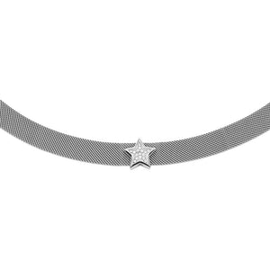 Girocollo Donna Acciaio Silver Stella con Cristalli Liu Jo Luxury