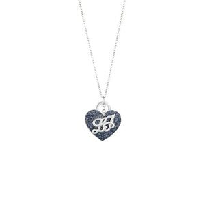 Girocollo Donna Blu Cuore Glitter Illumina LJ916 - Liu Jo Luxury