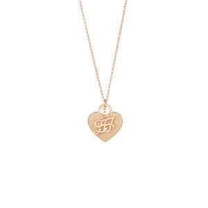 Girocollo Donna Rosa Cuore Glitter Illumina LJ915 - Liu Jo Luxury