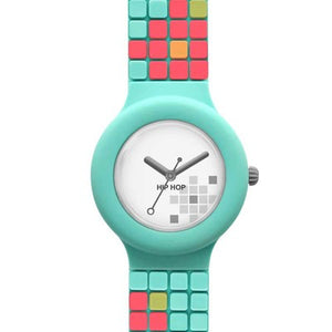 Hip Hop Mosaic Orologio Da Polso Donna Green HWU0456