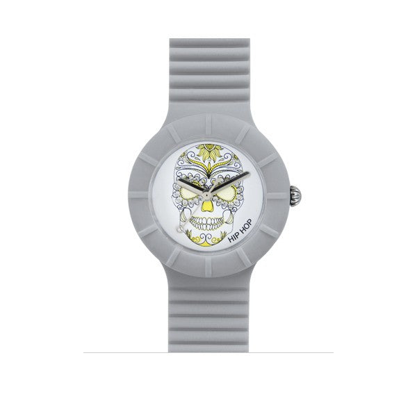 Hip Hop Skull Orologio Cassa 32 mm Grigio Unisex HWU0471
