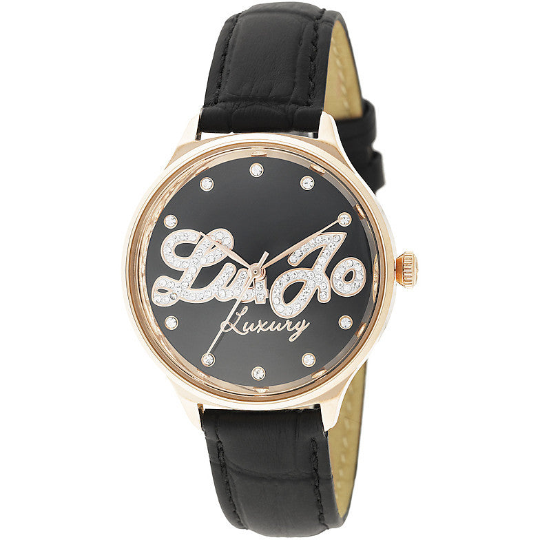 Liu Jo Luxury Laila Nero Gold Rose Orologio da Polso Donna TLJ 779