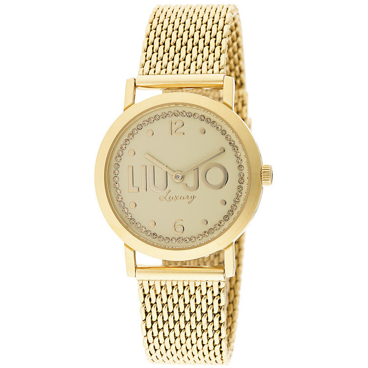 Liu Jo Luxury Slim Steel Gold Orologio Donna Acciaio Maglia Solo Tempo TLJ 839