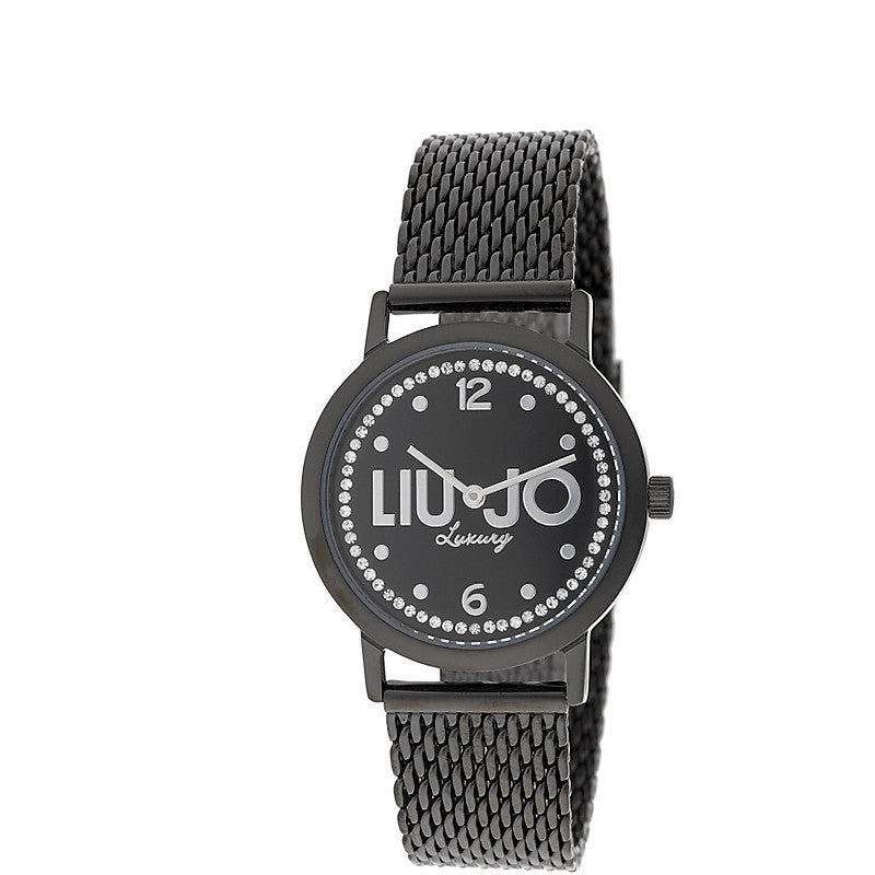 Liu Jo Luxury Slim Steel Nero Orologio Donna Acciaio Maglia Solo Tempo TLJ 838