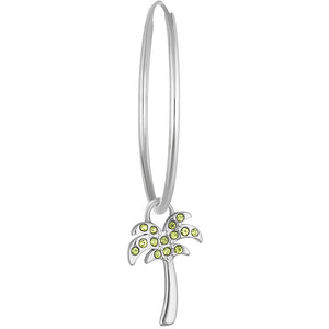 Mono Orecchino Donna Acciaio Palma con Cristalli Liu Jo Luxury