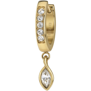 Mono Orecchino Donna Gold Be Unique My Lucky by Giulia Salemi Breil