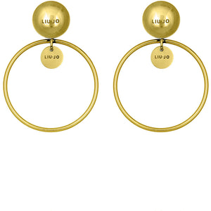 Orecchini Acciaio Gold Liu Jo Luxury