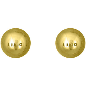 Orecchini Acciaio Sfera Gold Liu Jo Luxury