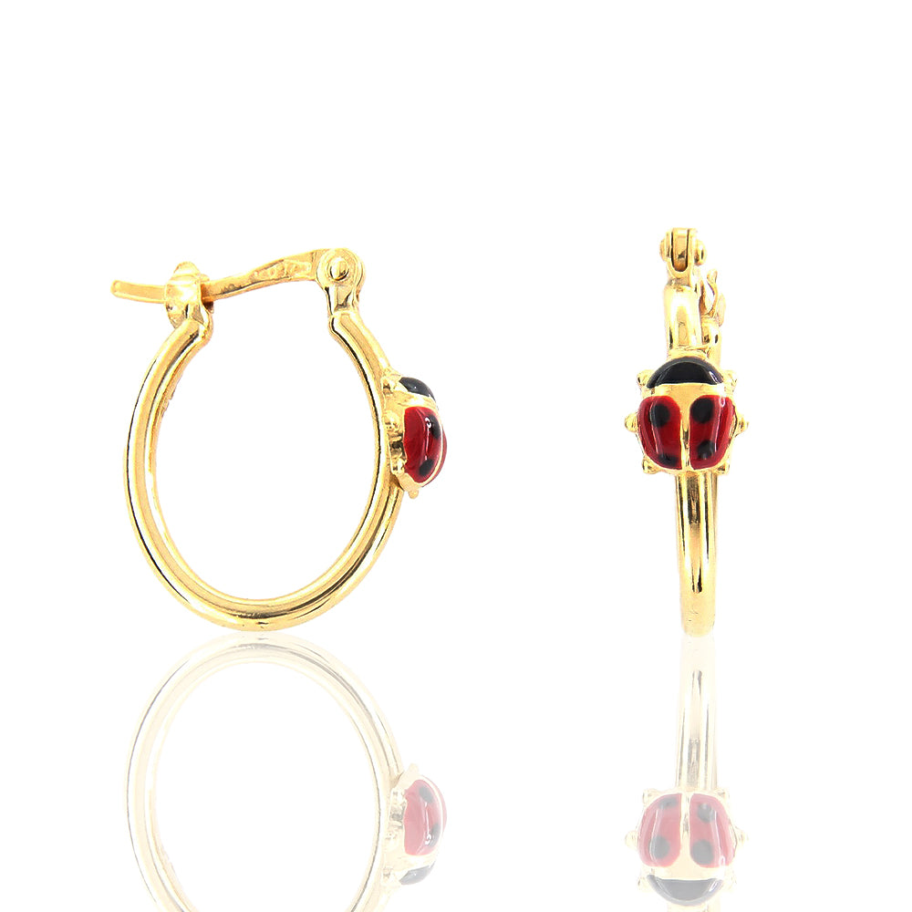 Orecchini Bambini In Oro Giallo 18k - Borchie Tonde 3.5mm Con Zirconia, Regalo Perfetto - Foto 4