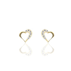 Ciondolo Cuore 333 Oro 8 Carato Lucido Cuoricini Donna Giallo Rimorchio Ciondolo Cuore 333 Oro 8 Carato Lucido Cuoricini Donna Giallo Rimorchio