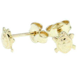 Orecchini Bambina Tartaruga Oro Giallo
