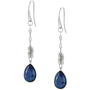 Orecchini Donna Acciaio Allure con Swarovski Blu Nomination