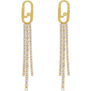 Orecchini Donna Acciaio Gold Sparkly Liu Jo Luxury