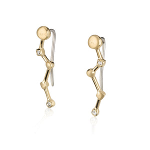 Orecchini Donna Acciaio Gold Zodiac con Cristalli Breil