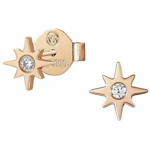 Orecchini Donna Acciaio Oro Rosa Stardust Rosa dei Venti Nomination