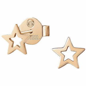 Orecchini Donna Acciaio Oro Rosa Stardust Stella Forata Nomination